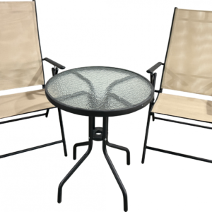 Set mobilier 3 piese HEINNER TEXAS DSMT002 cu 2 scaune si masa