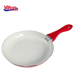Tigaie aluminiu presat 24x4 cm Mara roșu VANORA