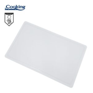 Tocator cu sant HACCP GN1/1 53x32.5x2 cm alb Cooking by Heinner