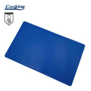 Tocător cu șanț HACCP GN1/1, 53X32.5X2 CM, albastru, Cooking by Heinner