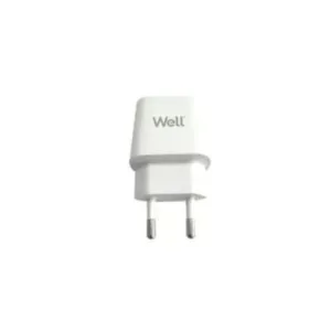 Încărcător de rețea USB-C Well PD 20W GaN alb PSUP-USB-WPD2004WE-WL