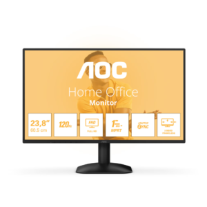 Monitor AOC 23.8" IPS FHD, 120Hz 4ms (1ms MPRT) FlickerFree VGA HDMI