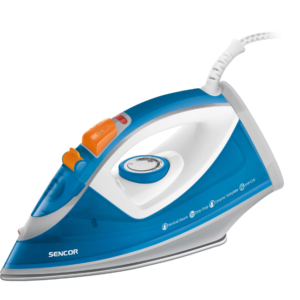 Fier de calcat cu abur, Sencor, Ceramica, 2400W, Albastru