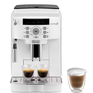 Espressor automat DeLonghi Magnifica S ECAM22.110.W, alb, cu cappuccinator manual