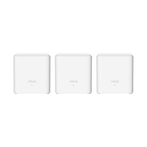 Sistem mesh Wi‑Fi 6 Tenda Nova MX3 cu 3 unități și acoperire până la 300 m²