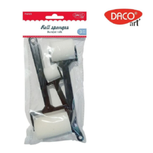 Set de 3 pensule burete negre pentru pictura si activitati artistice