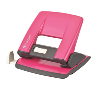 Perforator metalic roz fucsia Kangaro AION-20/S cu capacitate 20 coli