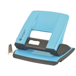 Perforator metalic albastru turcoaz Kangaro AION-20/S cu capacitate 20 coli