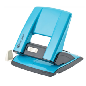 Perforator metalic albastru Kangaro AION-30 cu capacitate 30 coli