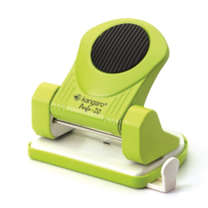 Perforator metalic verde Kangaro Perfo-20 cu capacitate 20 coli