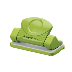 Perforator metalic verde Kangaro Perfo-10 cu capacitate 10 coli
