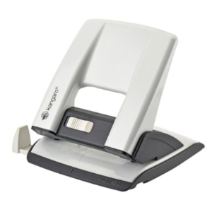 Perforator metalic alb metalizat Kangaro Aion 30 cu capacitate 30 coli