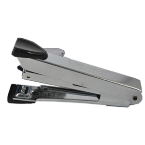 Capsator negru din inox cu capacitate de 20 file pentru birou