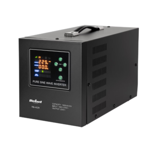 UPS Rebel POWER-1500-LFP4 RB-4029, 1500 VA/1050 W, unda sinusoidala pura, 12 V DC, incarcare 40 A, intrare 150–270 V AC, iesire 230 V, negru