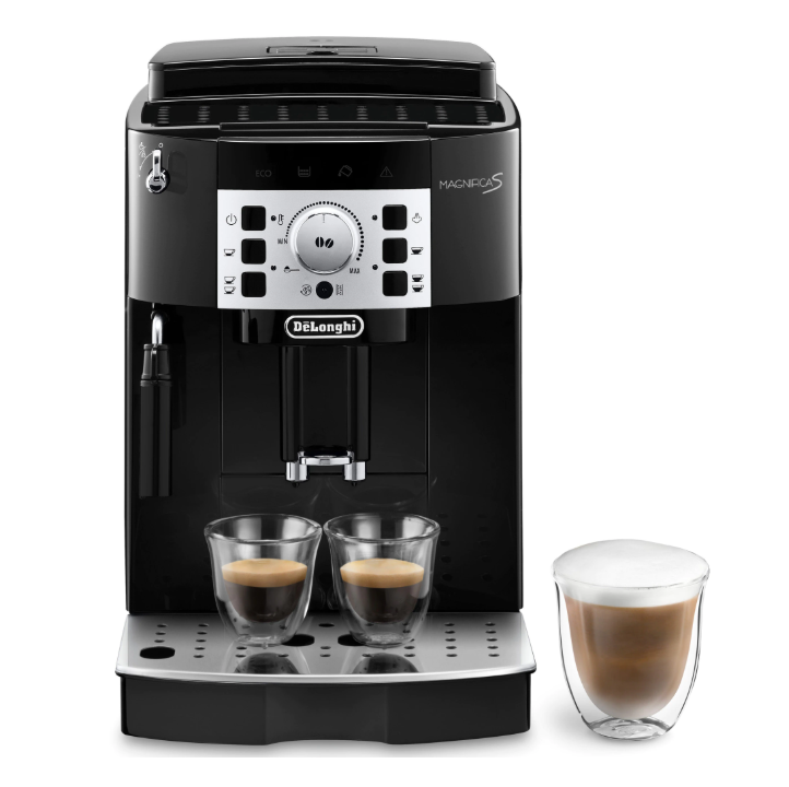 Espressor automat De’Longhi Magnifica S ECAM22.112.B, 4 bauturi, Sistem de spumare manual, rasnita integrata cu 13 setari 1450W, 15 bar, Negru Espressor automat De’Longhi Magnifica S ECAM22.112.B, 4 bauturi, Sistem de spumare manual, rasnita integrata cu 13 setari 1450W, 15 bar, Negru
