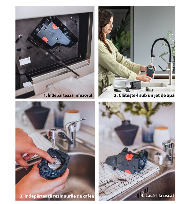 Espressor automat De’Longhi Magnifica S ECAM22.112.B, 4 bauturi, Sistem de spumare manual, rasnita integrata cu 13 setari 1450W, 15 bar, Negru Espressor automat De’Longhi Magnifica S ECAM22.112.B, 4 bauturi, Sistem de spumare manual, rasnita integrata cu 13 setari 1450W, 15 bar, Negru