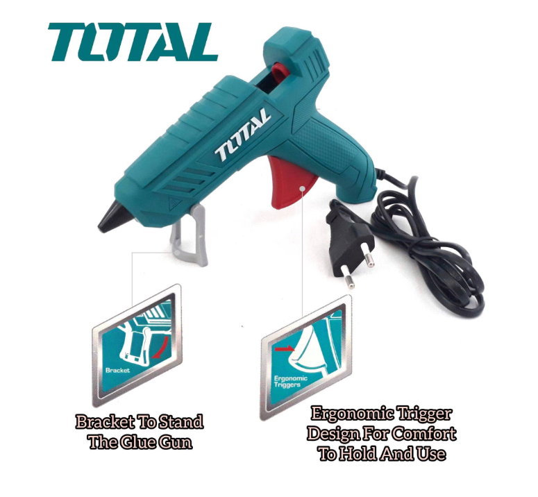 Pistol de lipit cu batoane din plastic Total TT101116, 100W, diametru baton 11.2mm